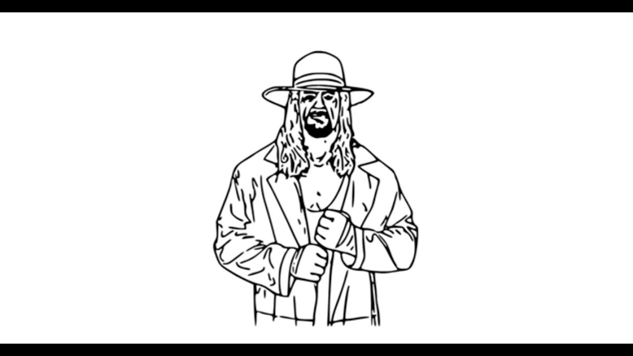 How to draw undertaker easy pencil drawing step by step