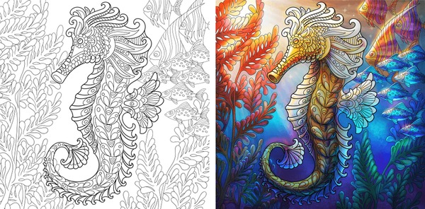 Adult coloring book reef images stock photos d objects vectors