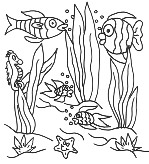 Underwater coloring sheet cartoon coloring pages colouring pages coloring pages