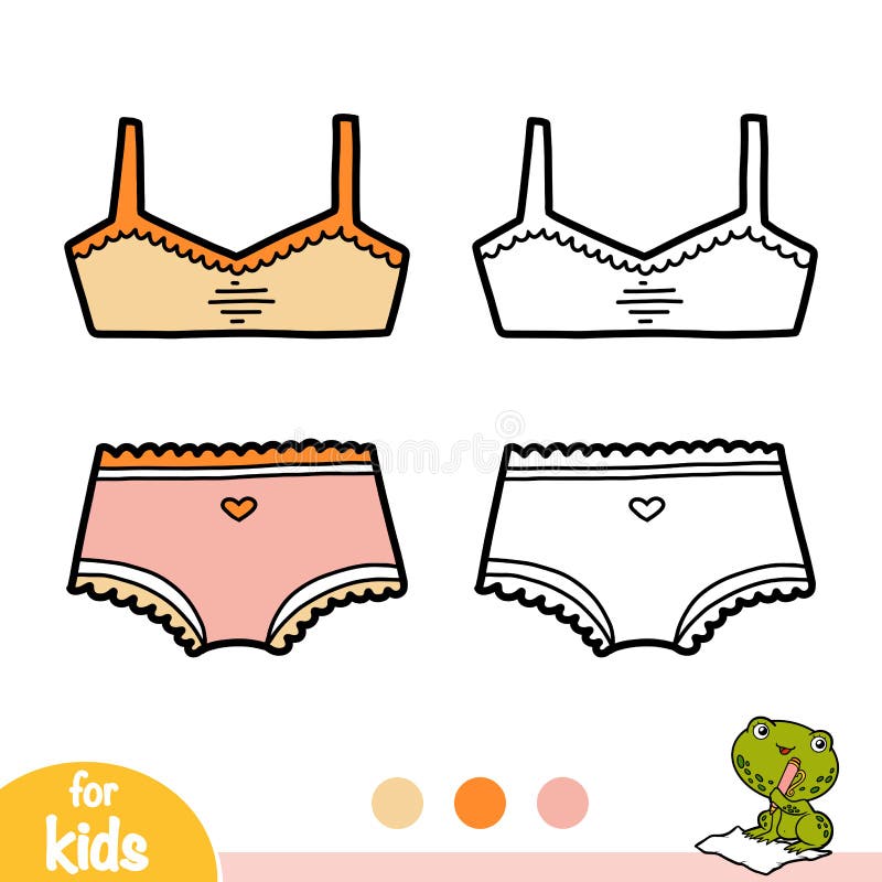 Coloring underwear stock illustrations â coloring underwear stock illustrations vectors clipart