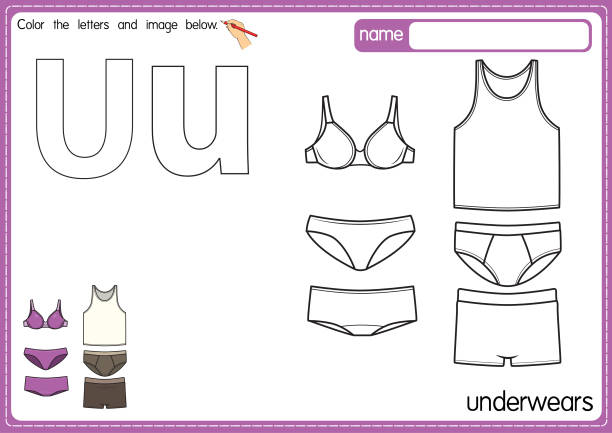 White boxer briefs stock illustrations royalty