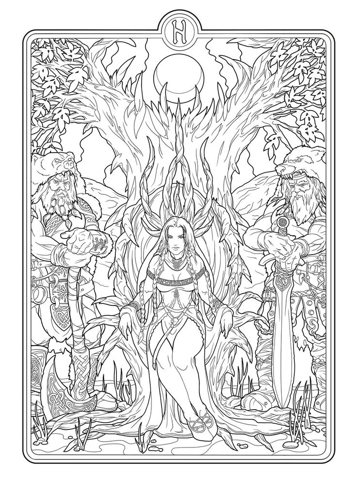 Helheim goddess lines by deviantashtareth on deviantart witch coloring pages coloring book pages coloring books