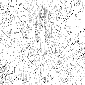 Mythogoria gory underworld a terrifyingly beautiful horror coloring book valdrighi alessandro books