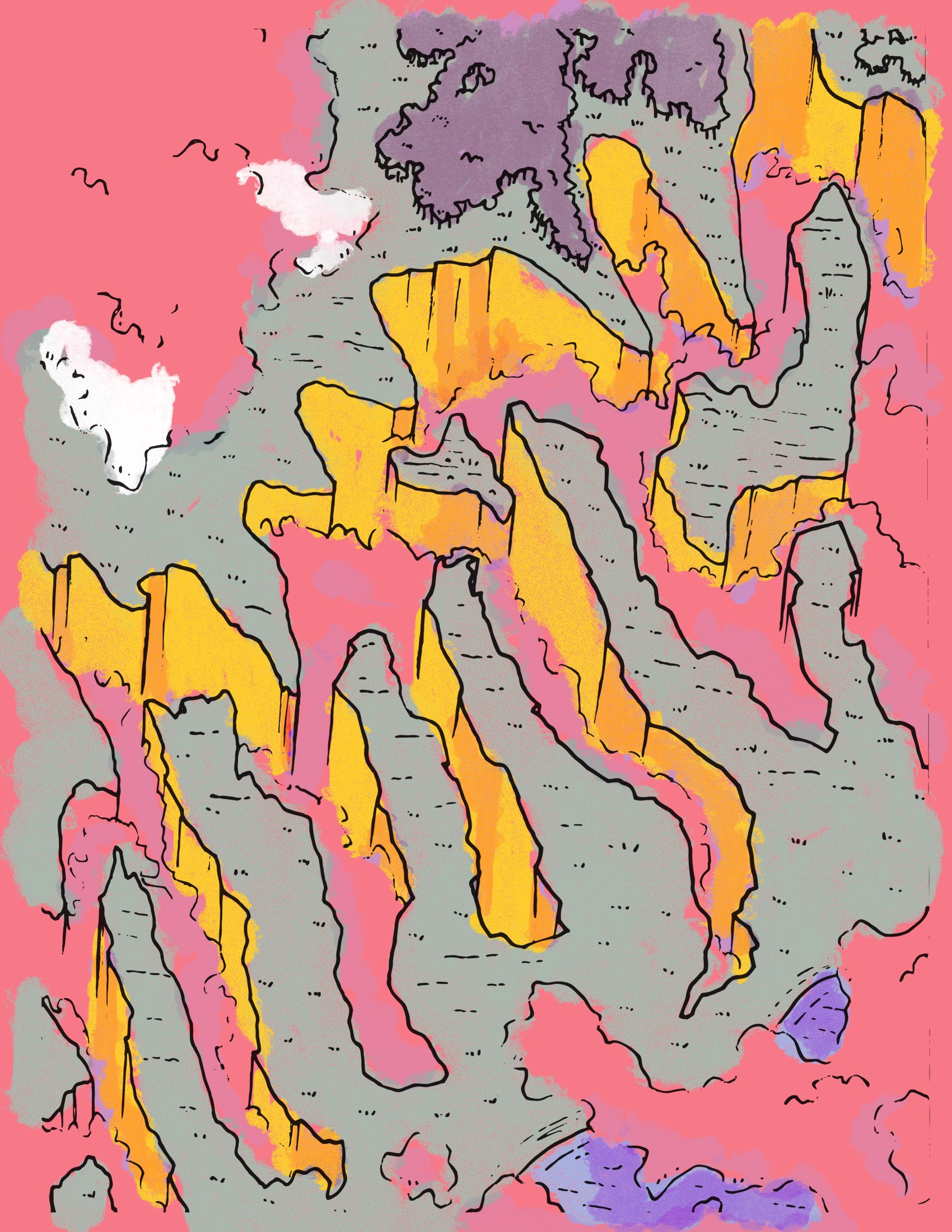 Underworld map coloring pages