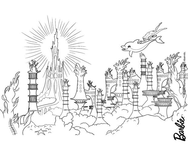 Oceana mermaids underworld coloring pages