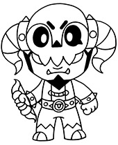 Gunslinger colt coloring page brawl stars