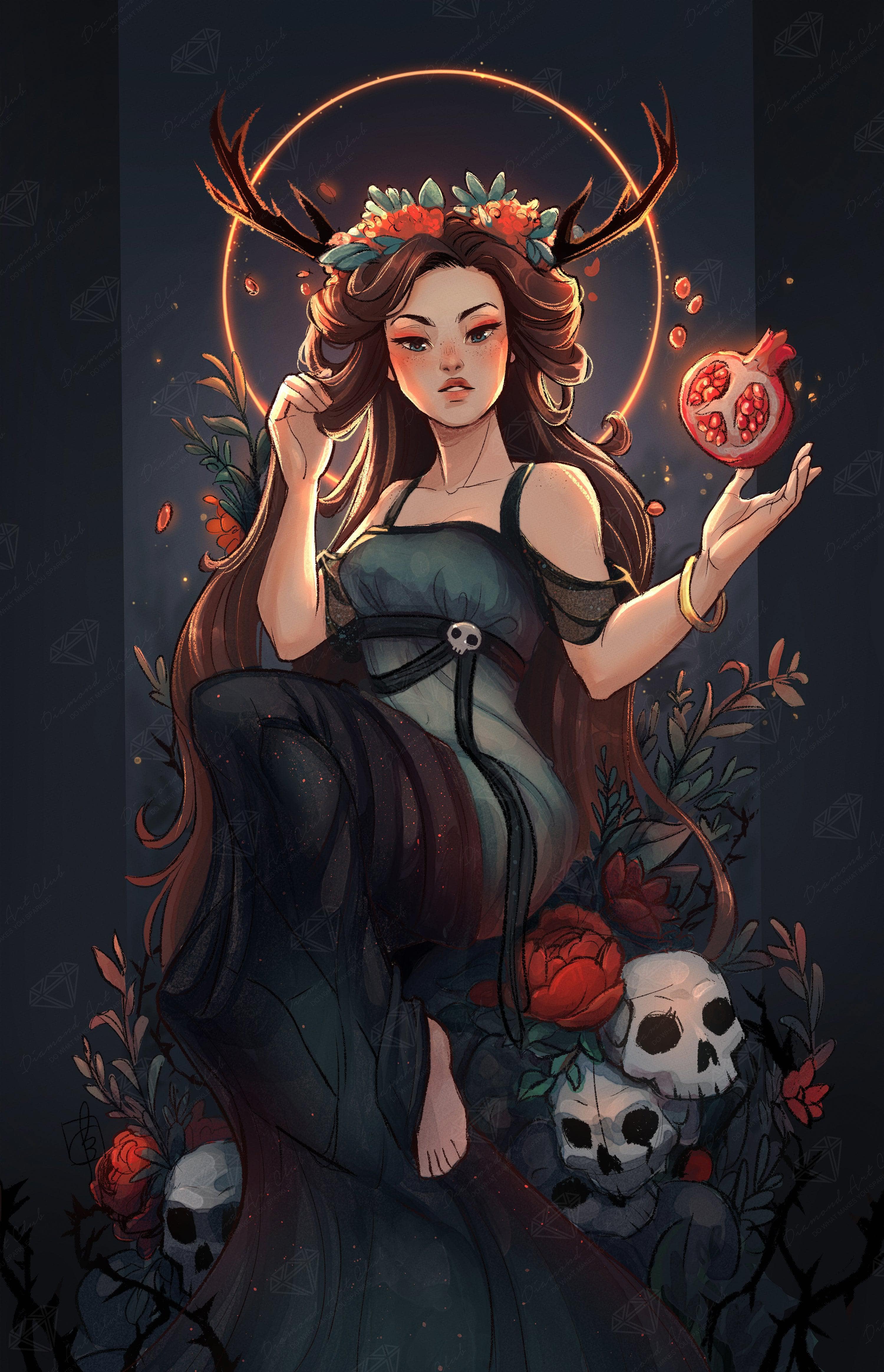 Persephone queen of the underworld â diamond art club