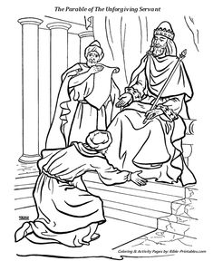 Parable of the unforgiving servant ideas servant sunday school crafts bible crafts