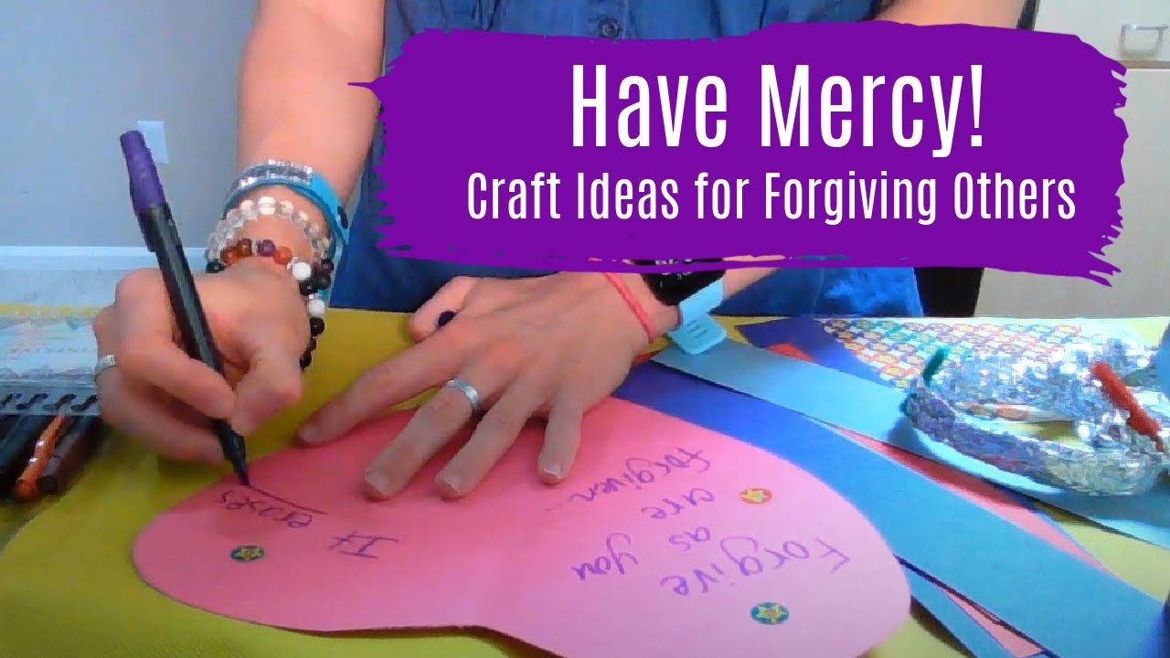 Bible crafts about forgiveness and mercy