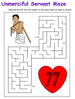 Unmerciful servant maze