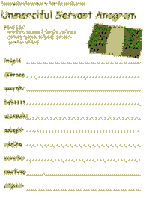 The unmerciful servant printable activity sheets