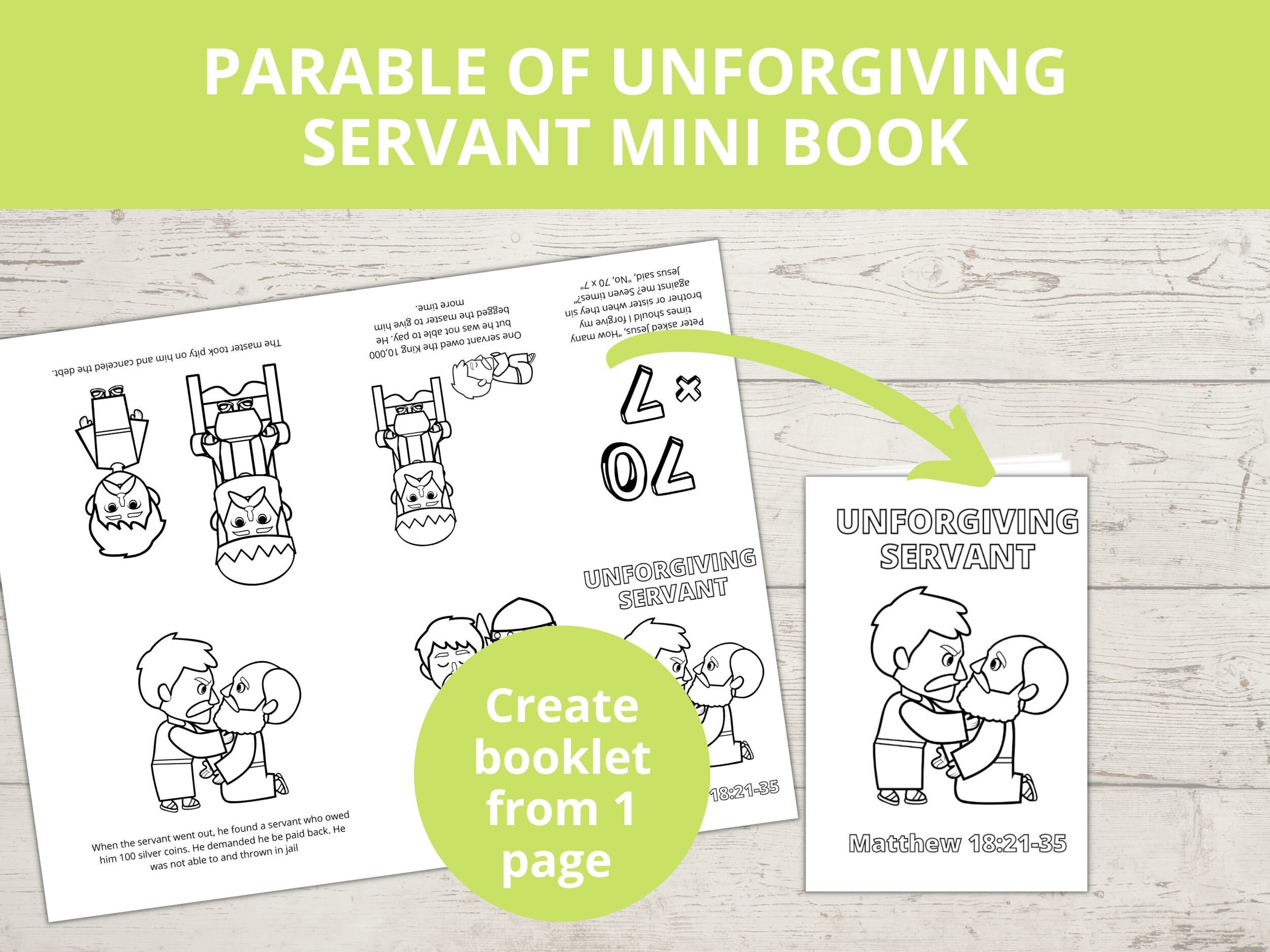 Parable of unforgiving servant preschool bible homeschool bible worksheets bible story for kids jesus parables sunday school crafts