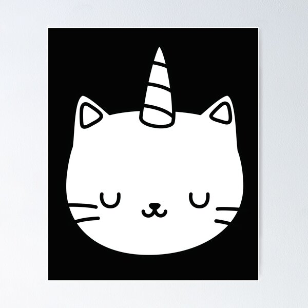 Cartoon unikitty cute colorful unicorn cat poster for sale by onetimeengineer