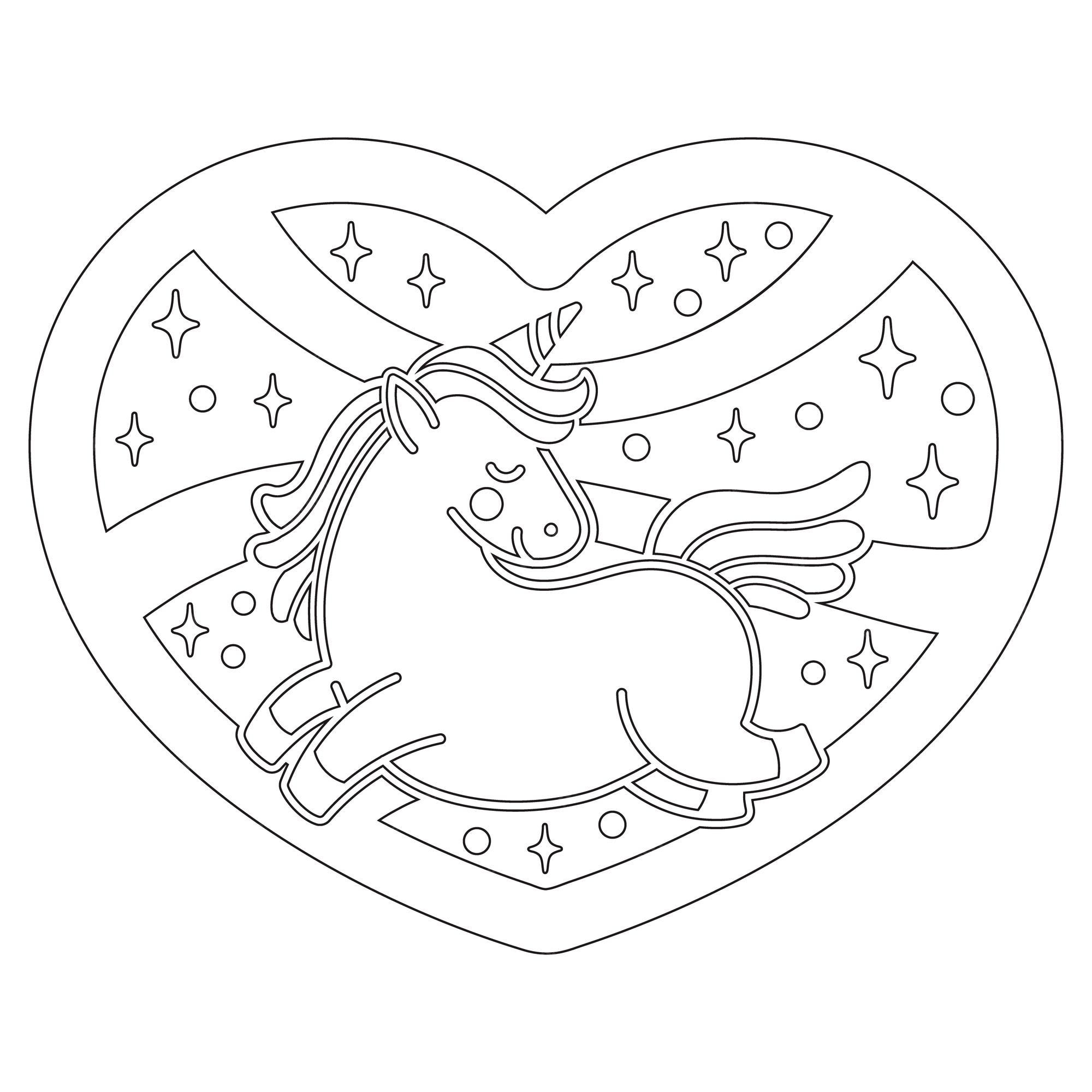 Premium vector unicorn d svg