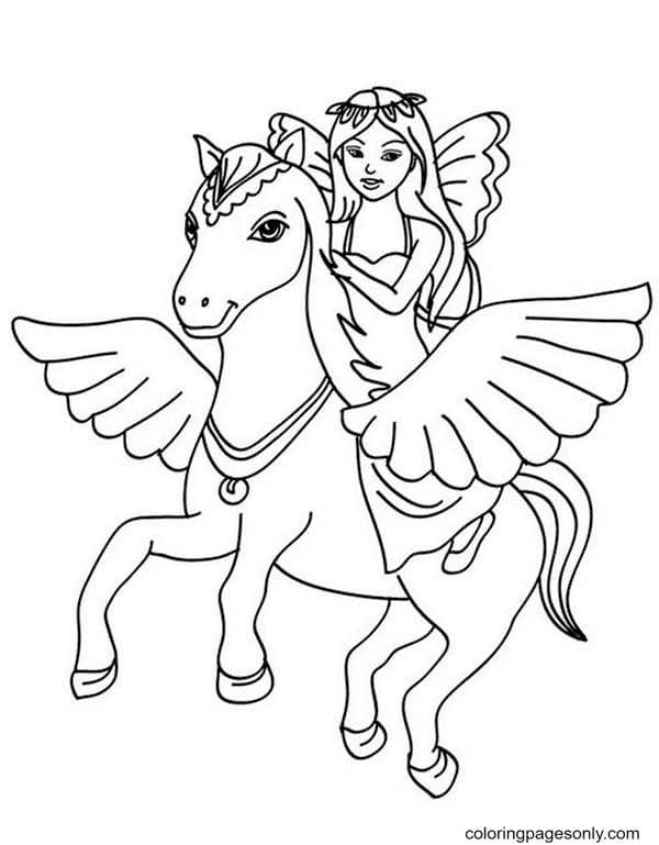 Fairy coloring pages printable for free download