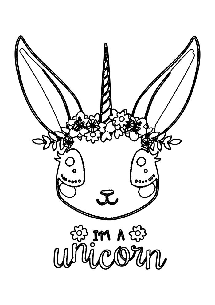 Bunny coloring pages free personalizable coloring pages