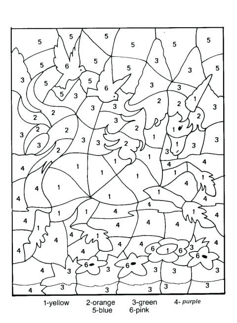 Unicorn color by numbers unicorn coloring pages free coloring pages coloring pages