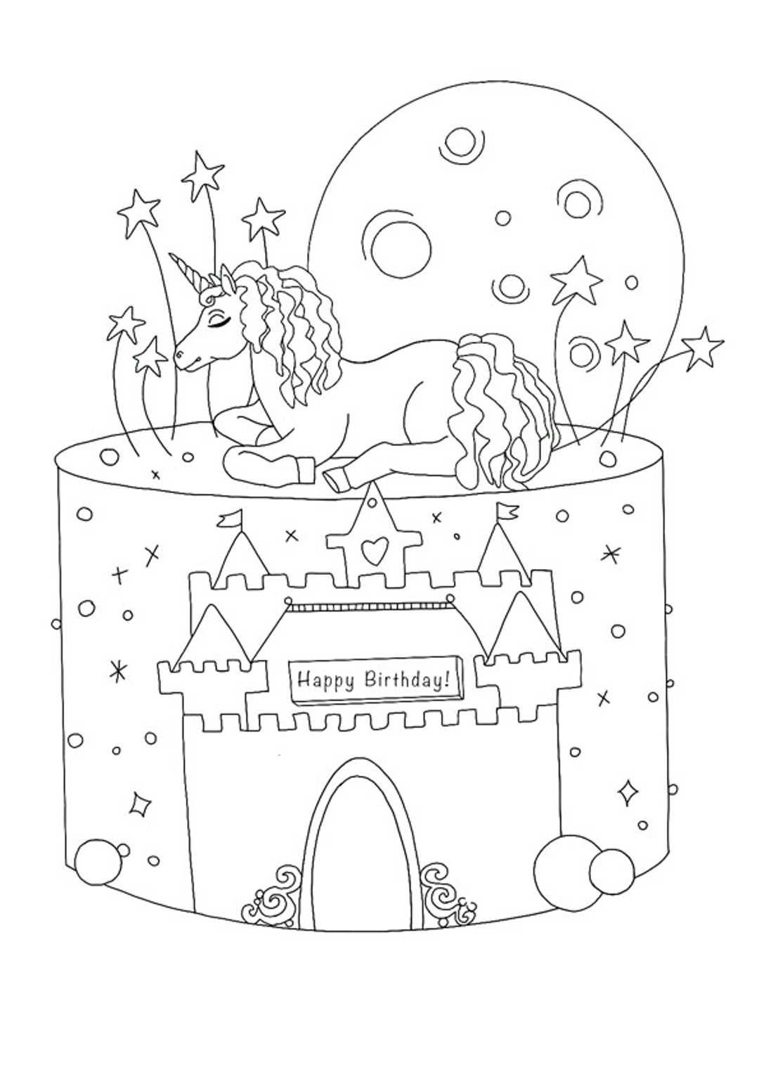 Unicorn birthday coloring pages birthday coloring pages unicorn coloring pages emoji coloring pages