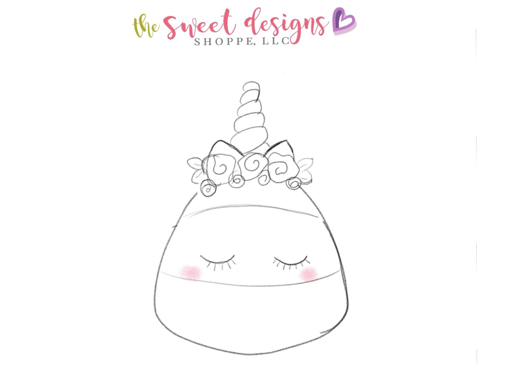 Unicorn candy corn