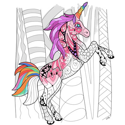 Doodle coloring pages