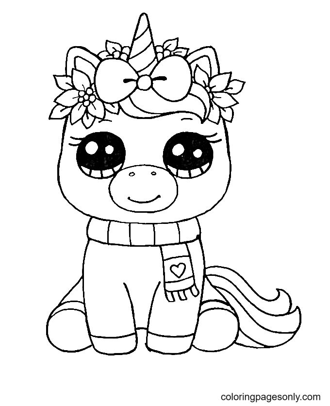 Cute christmas coloring pages