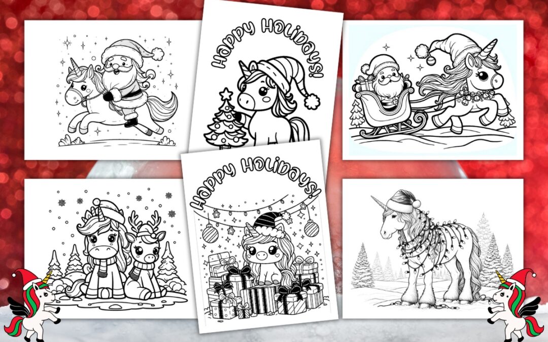 Christmas coloring pages