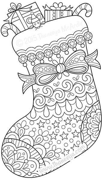 Color christmas stocking coloring page by thaneeya christmas coloring books christmas coloring sheets christmas colors