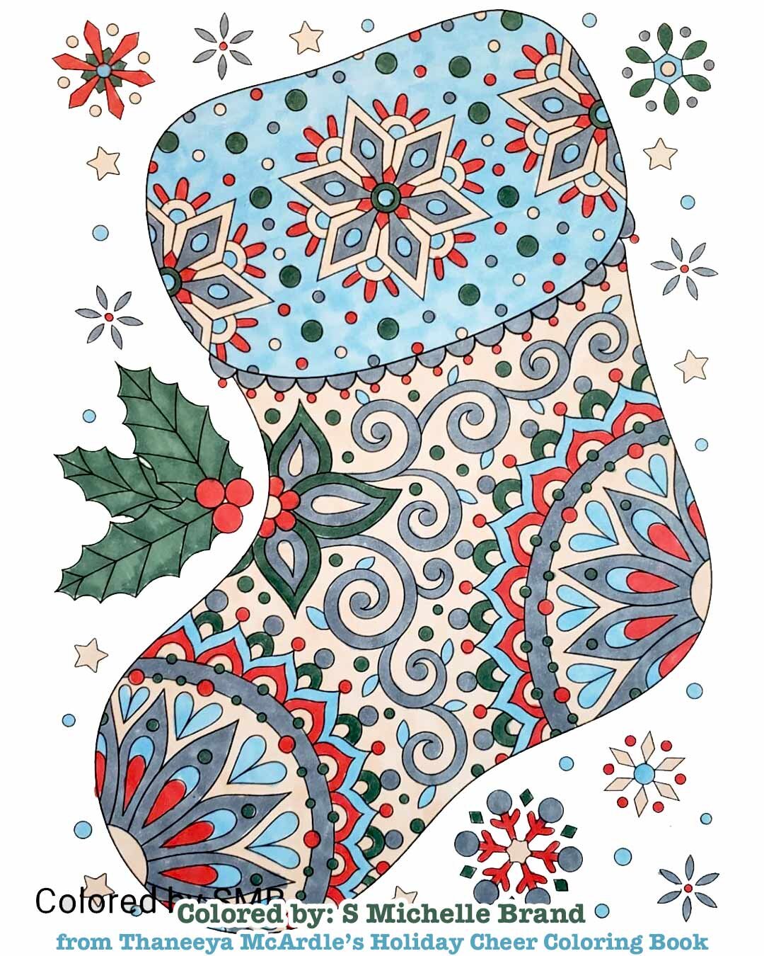 Holiday cheer coloring book by mcardle