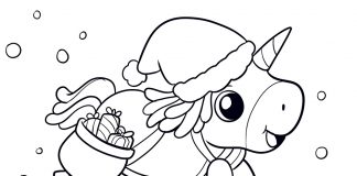 Free printable christmas coloring pages