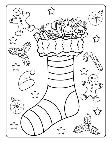 Christmas coloring pages