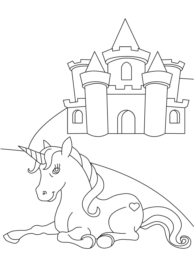 Free printable unicorn coloring pages