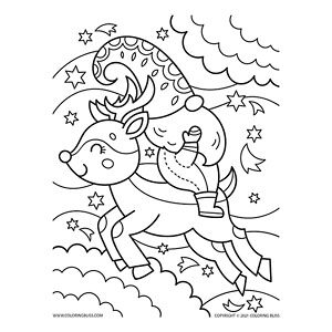 Christmas coloring pages for adults