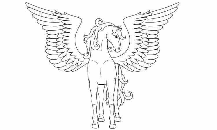 Easy free unicorn coloring pages for kids rkidscoloringpage
