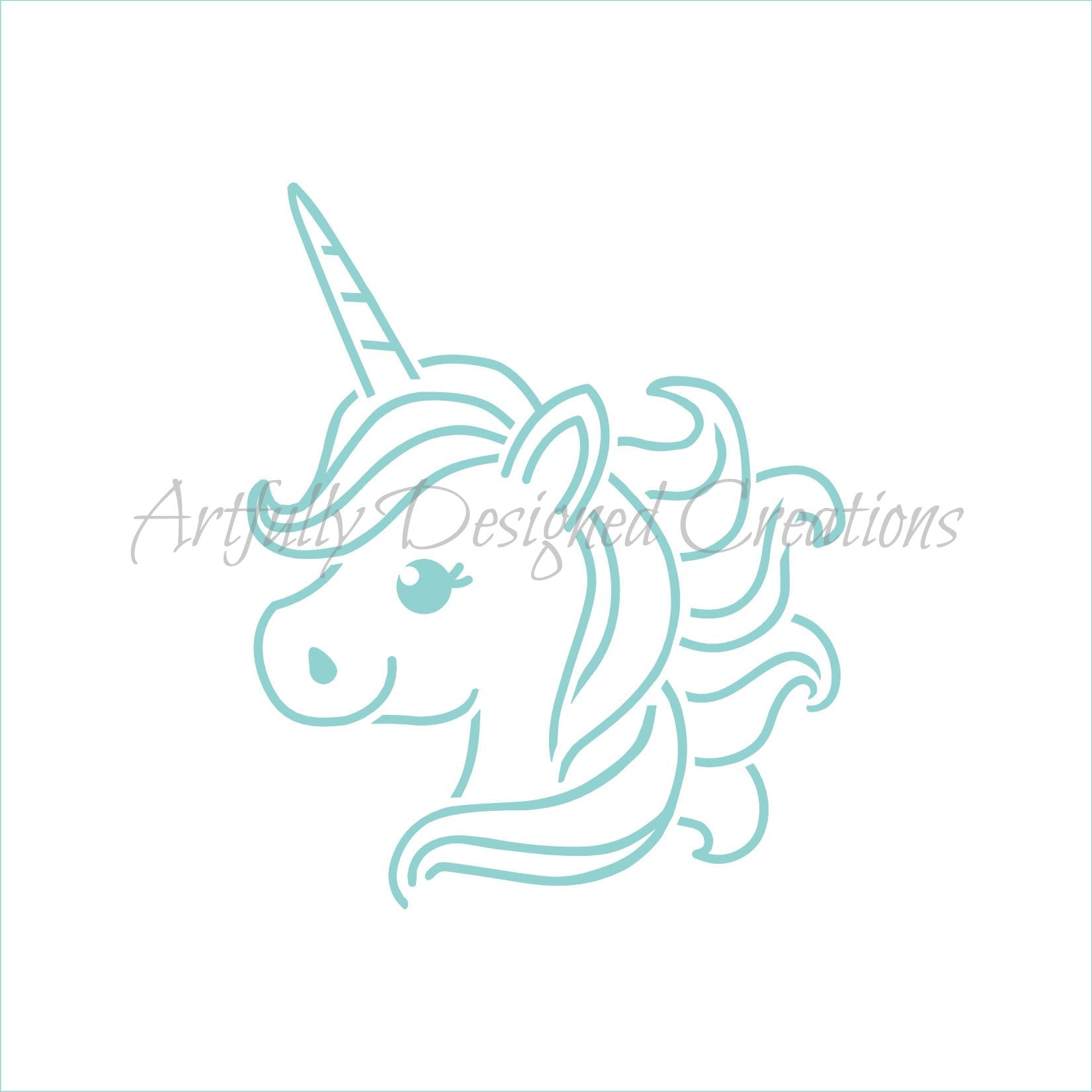 Pyo unicorn stencil bees baked art supplies and artfully designed creations