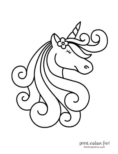 Magical unicorn coloring pages the ultimate free printable collection at print color fun