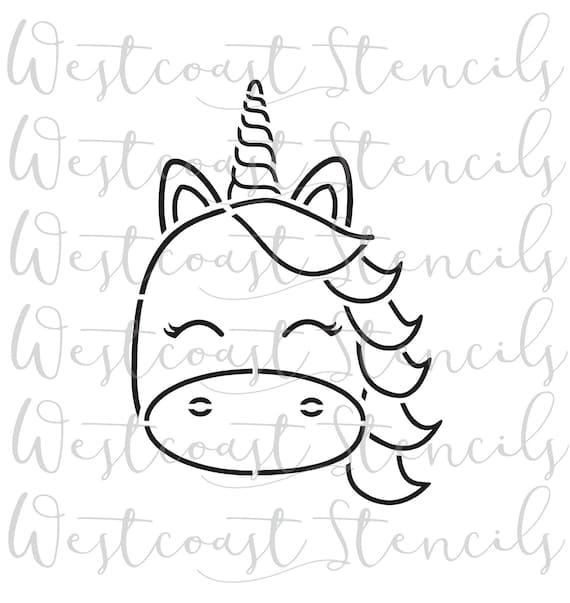 Buy pyo unicorn face stencil cookie stencil online in india