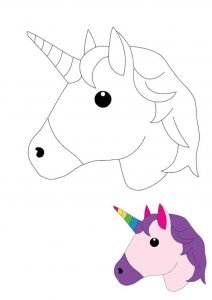 Unicorn coloring pages