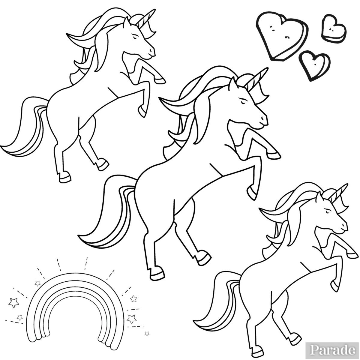 Unicorn coloring pages free printable sheets for kids