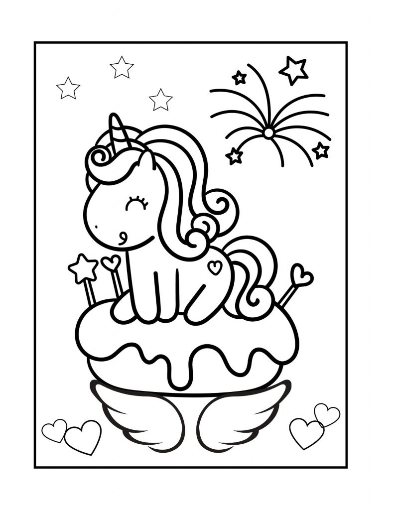 Cute unicorn coloring pages free printable for kids happy mom hacks
