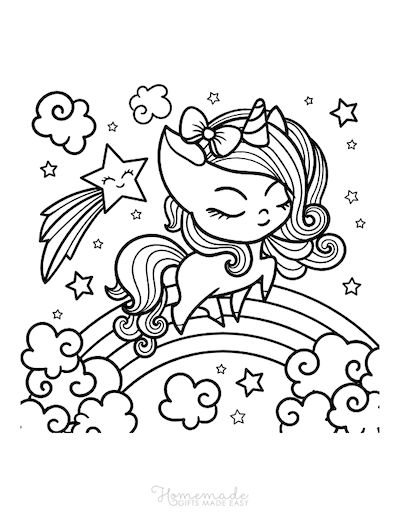 Magical unicorn coloring pages for kids adults unicorn coloring pages cute coloring pages coloring pages for girls