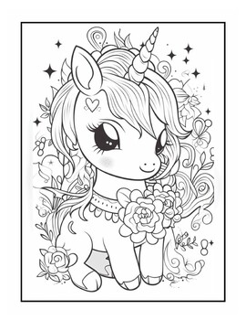 Unicorn coloring book for kids and teens unicorn coloring pages for kids