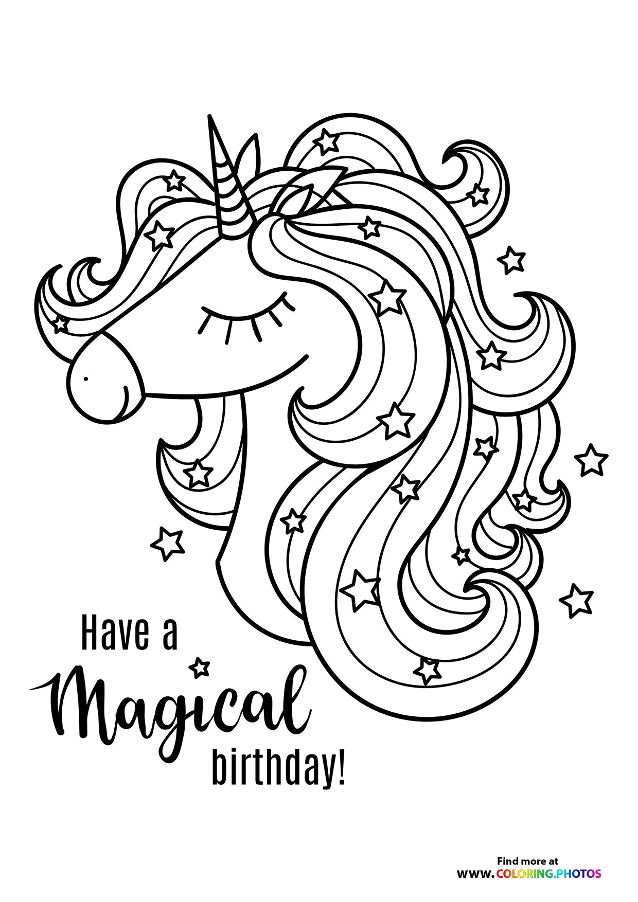Magical unicorn birthday