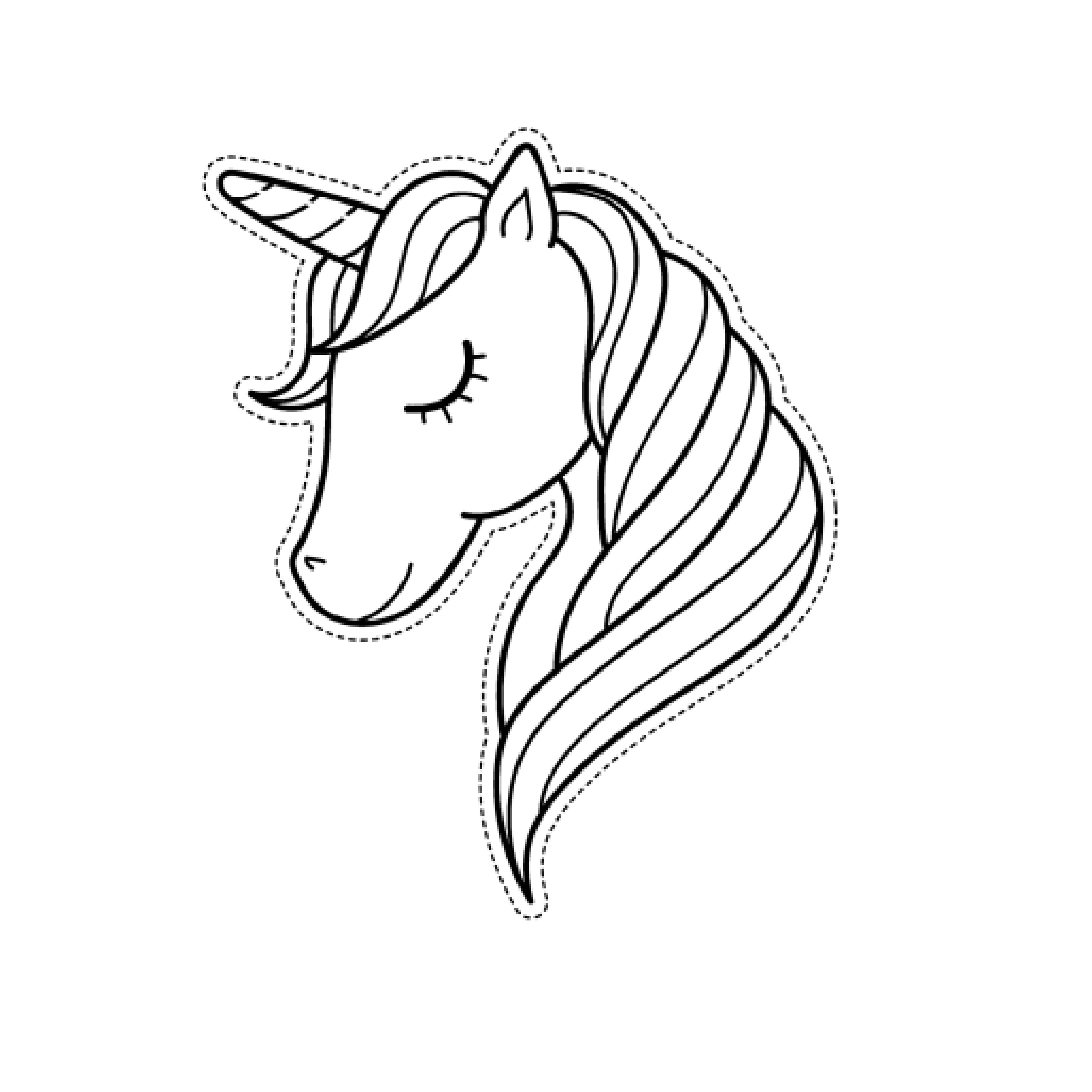 Kishorbiswas i will draw detail vector line art illustration your image and product for on fiverr unicorn coloring pages unicorn drawing unicorn pictures