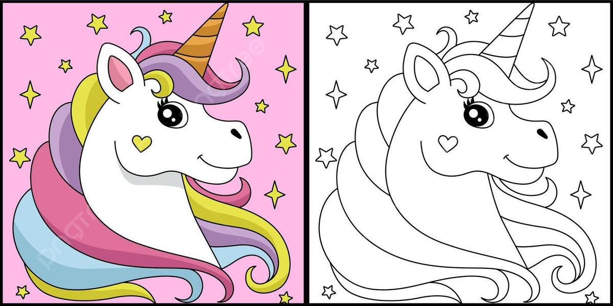 Coloring pages unicorn png transparent images free download vector files