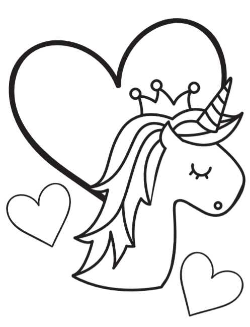 Free unicorn coloring book pages so cute â fun thrifty mom
