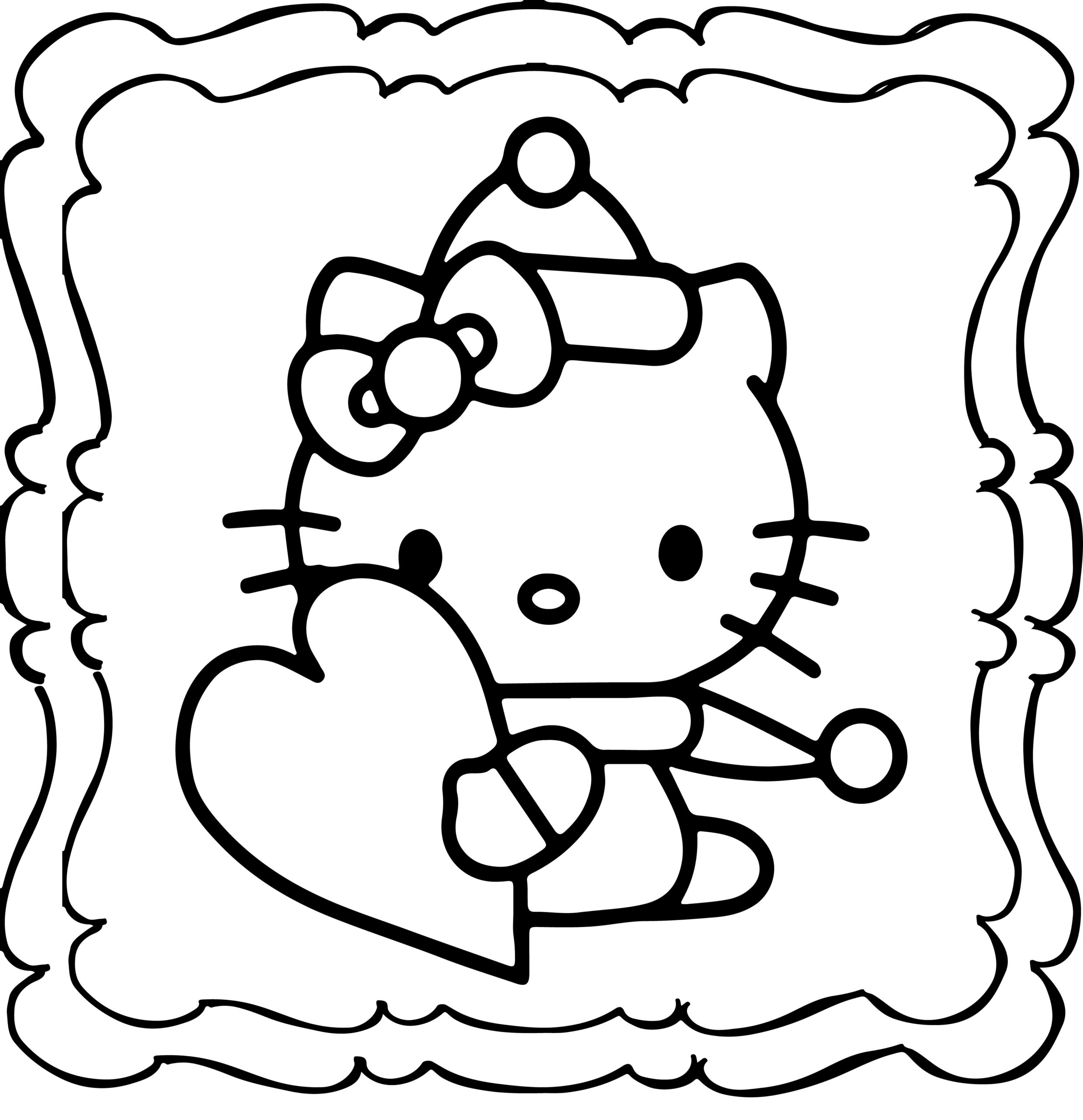 Kitty coloring book easy and fun cats colouring book for kids made by teachers
