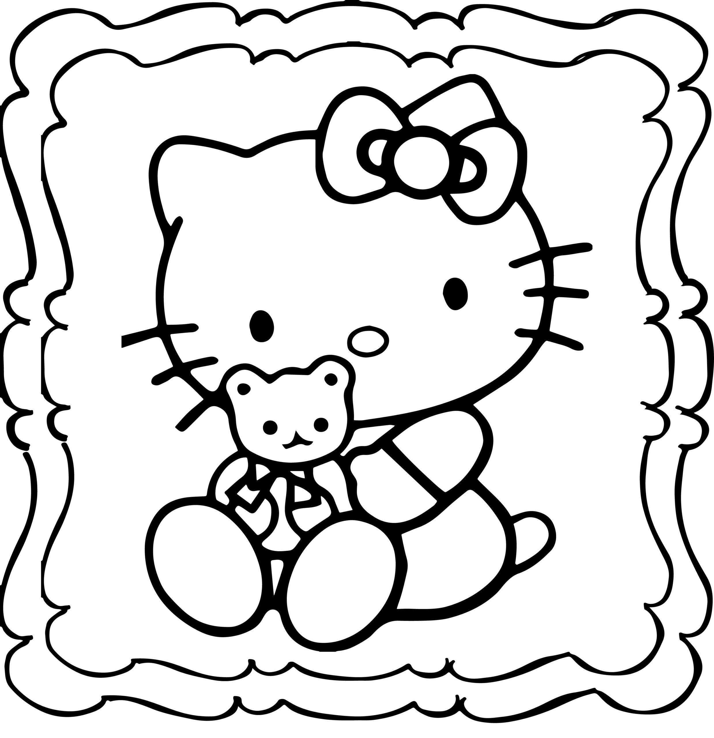 Kitty coloring book easy and fun cats colouring book for kids made by teachers