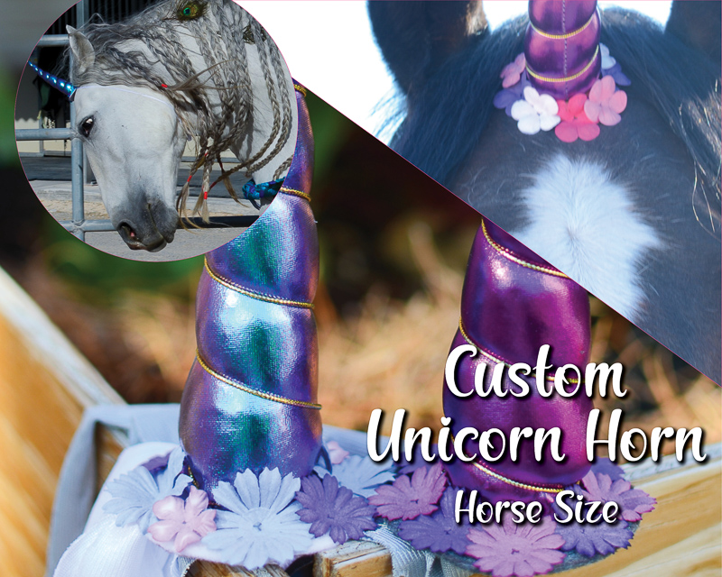 Unicorn horn for horse