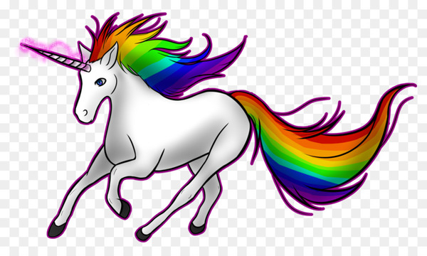 Free unicorn horn rainbow clip art
