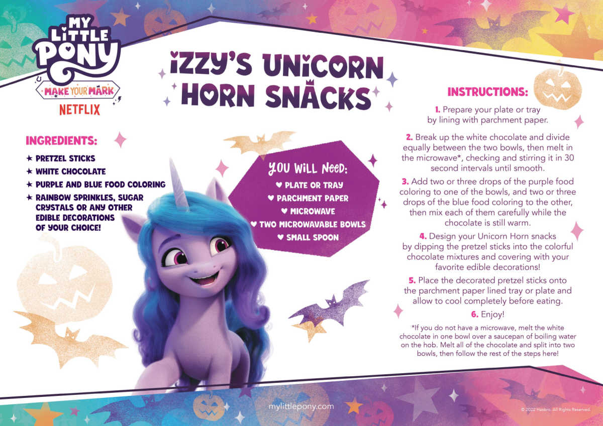 Mlp unicorn snack recipe